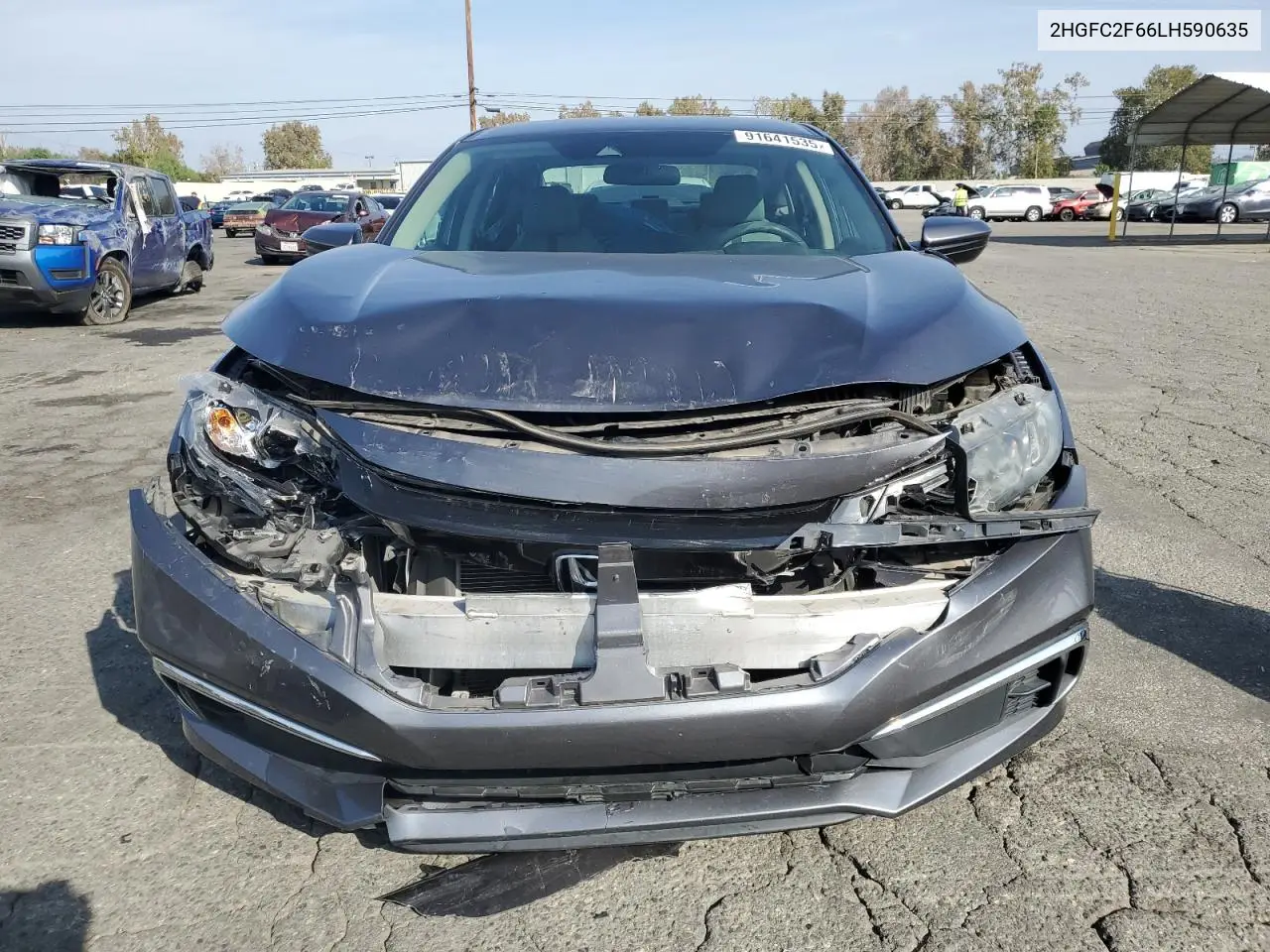 2HGFC2F66LH590635 2020 Honda Civic Lx