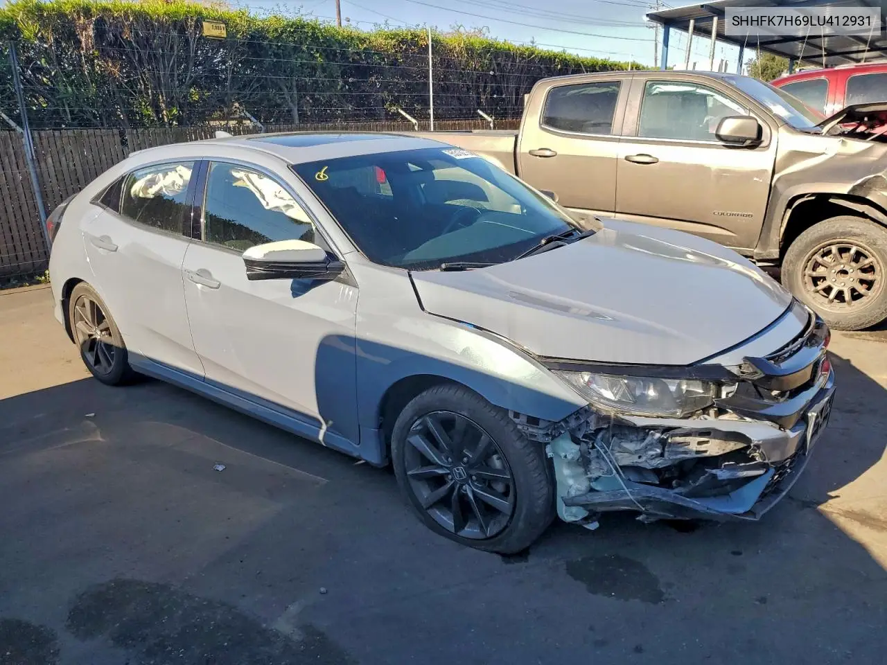 SHHFK7H69LU412931 2020 Honda Civic Ex