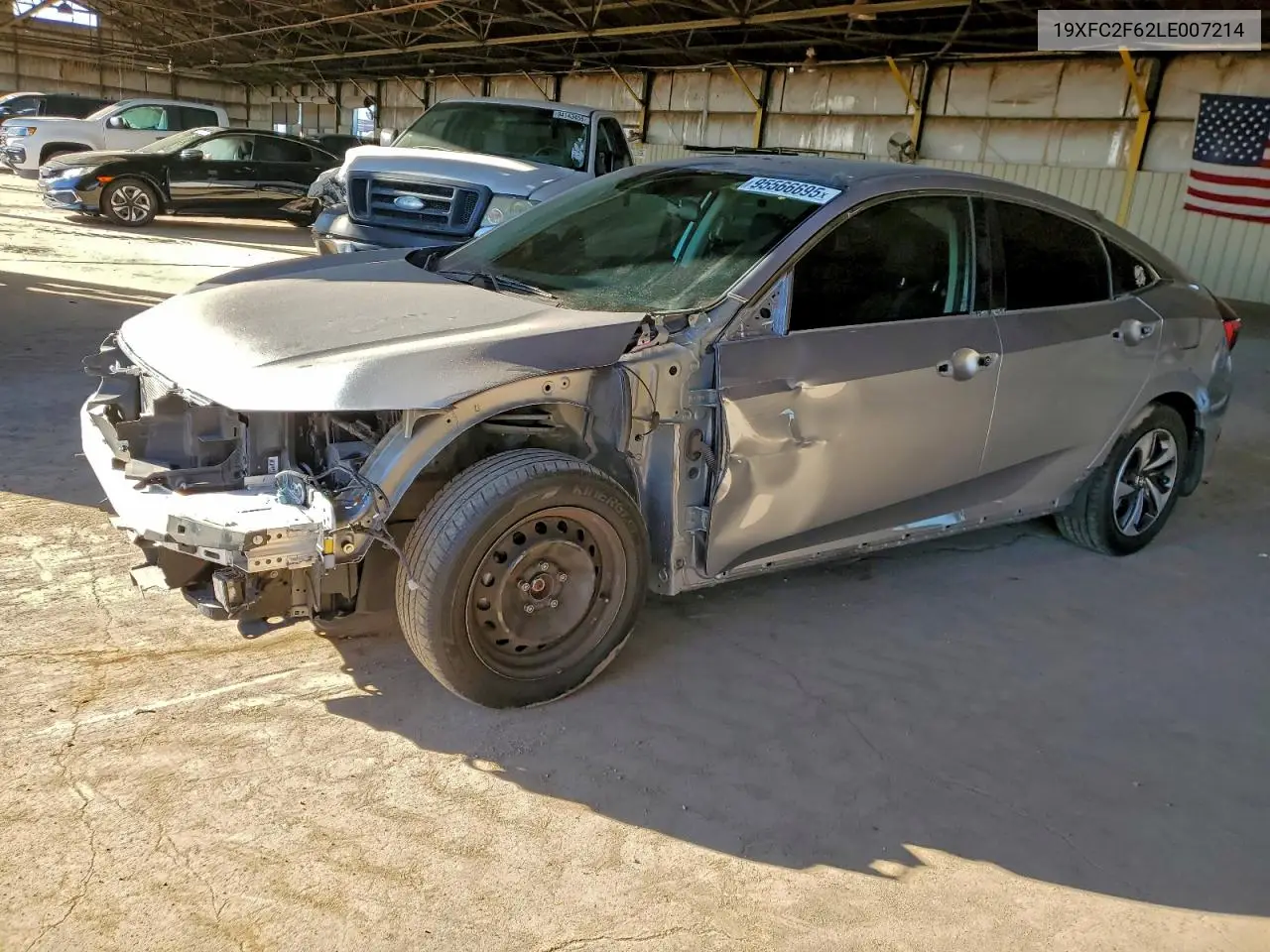 19XFC2F62LE007214 2020 Honda Civic Lx