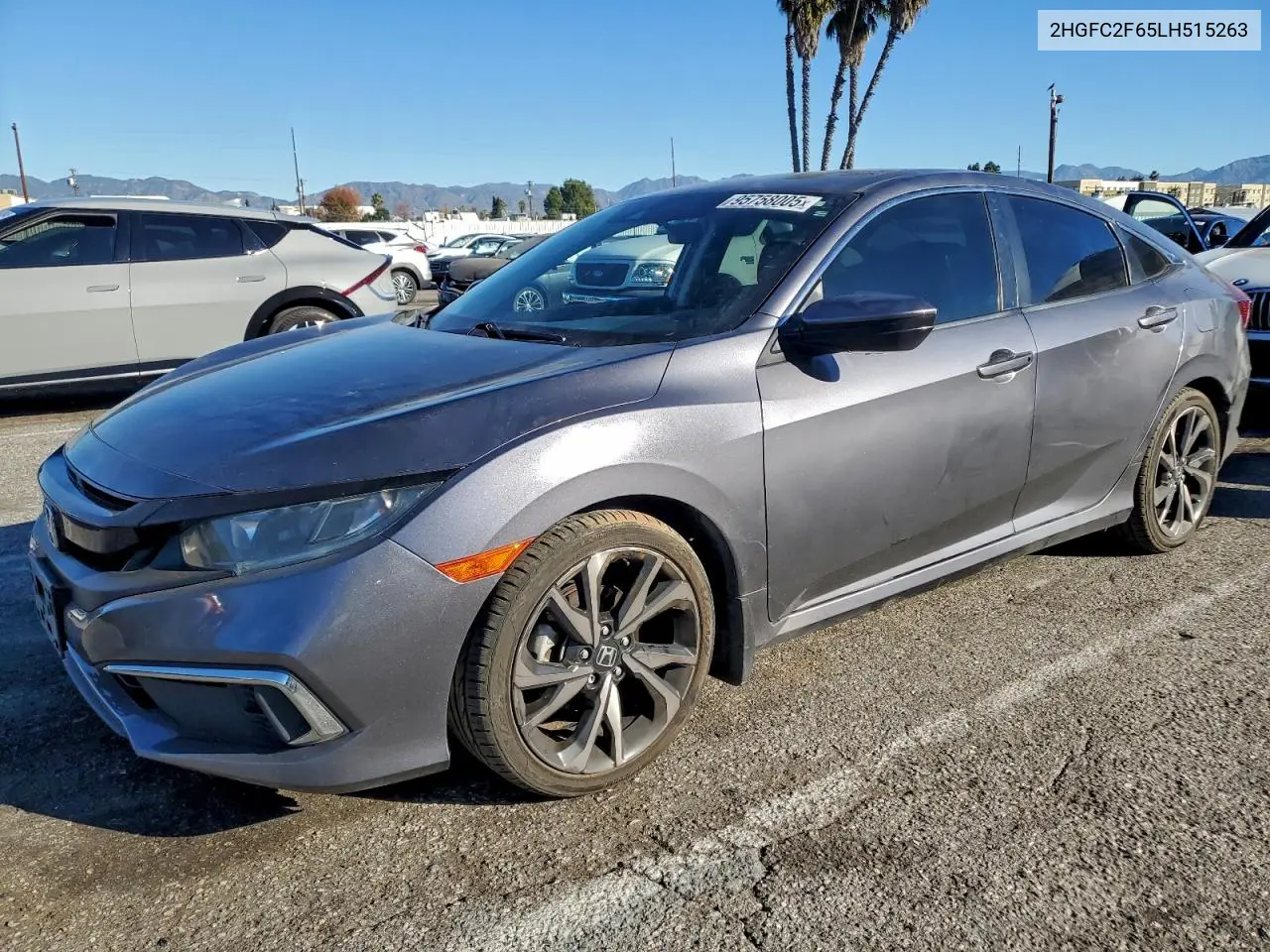 2HGFC2F65LH515263 2020 Honda Civic Lx