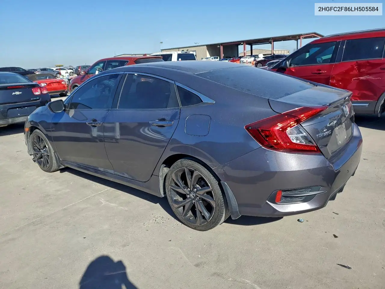 2HGFC2F86LH505584 2020 Honda Civic Sport