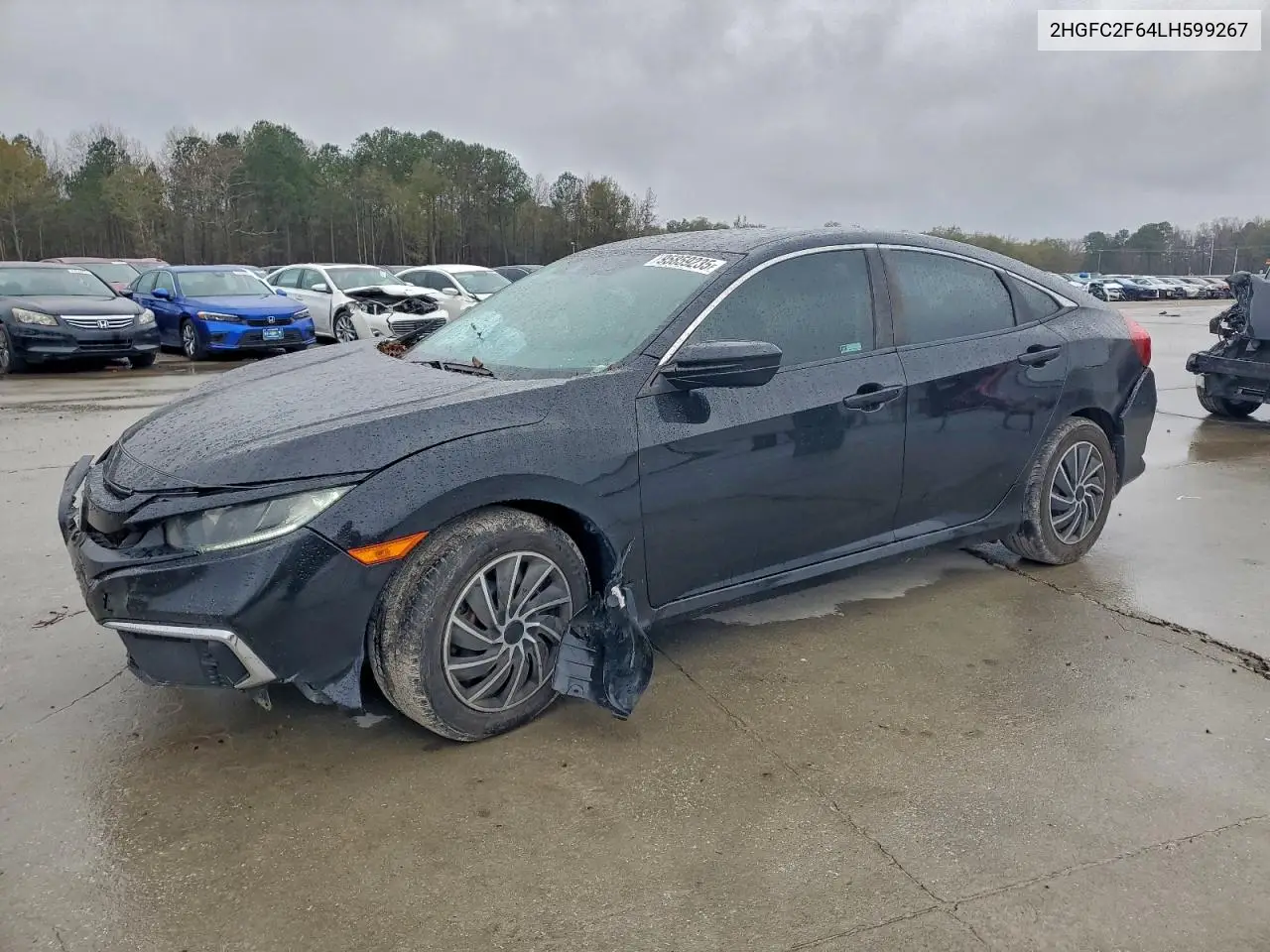 2HGFC2F64LH599267 2020 Honda Civic Lx