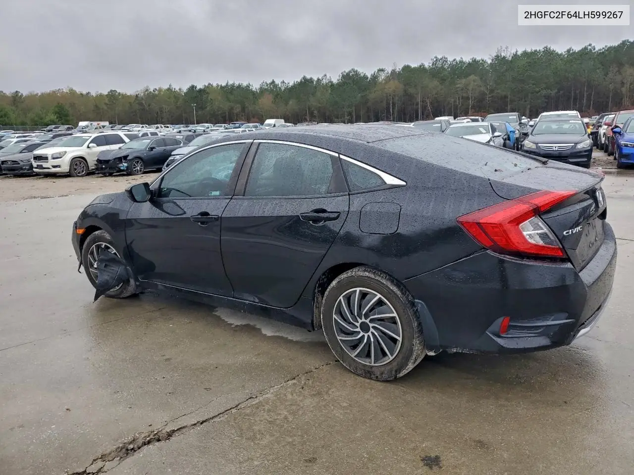 2HGFC2F64LH599267 2020 Honda Civic Lx