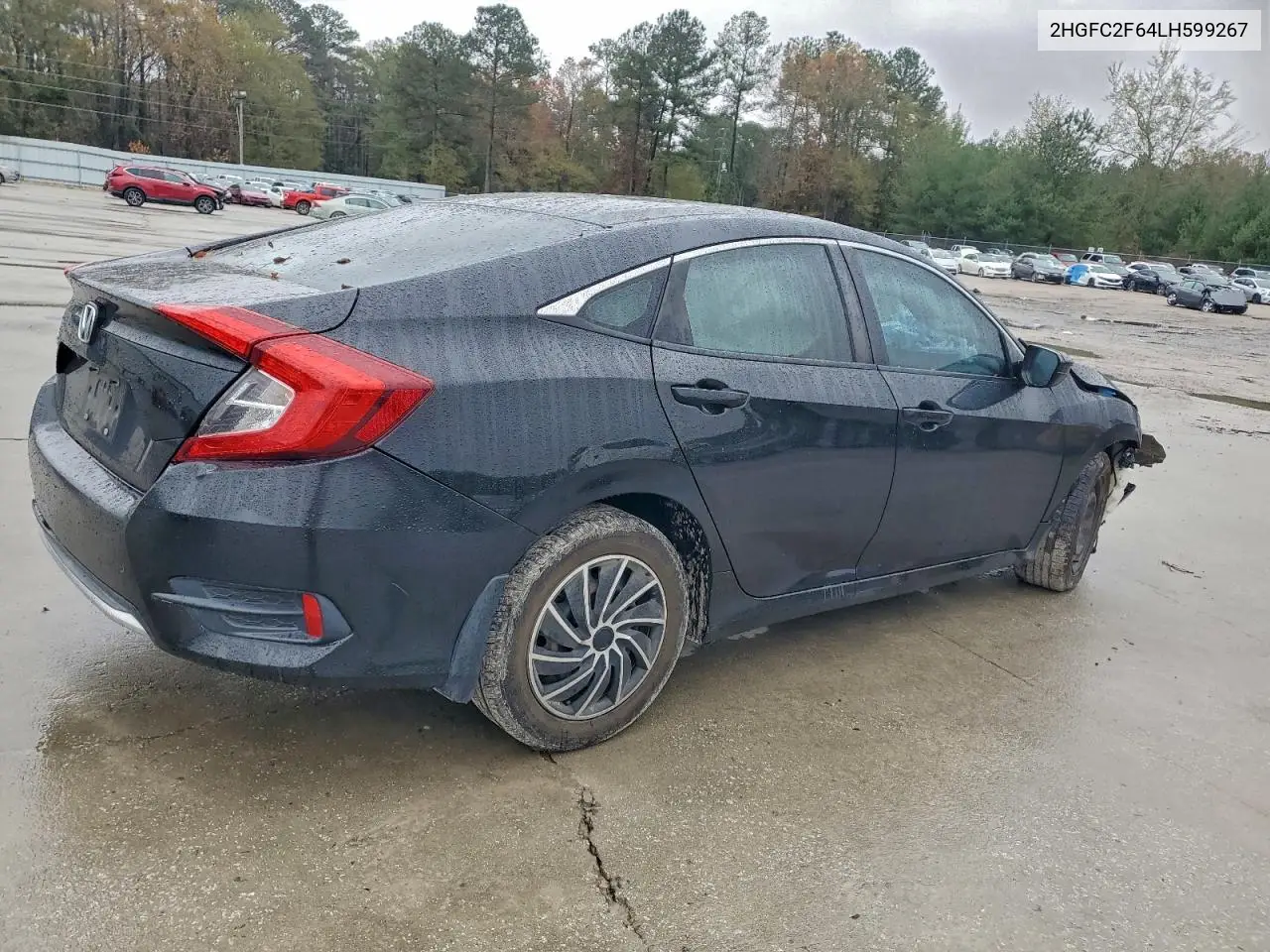2HGFC2F64LH599267 2020 Honda Civic Lx