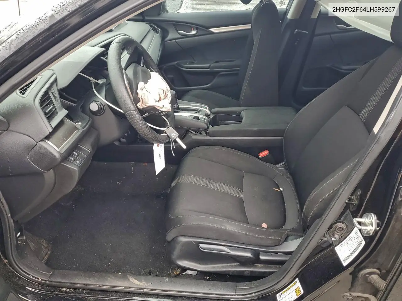 2HGFC2F64LH599267 2020 Honda Civic Lx