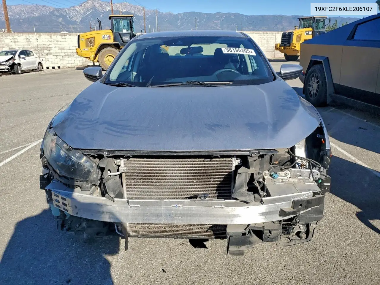 19XFC2F6XLE206107 2020 Honda Civic Lx