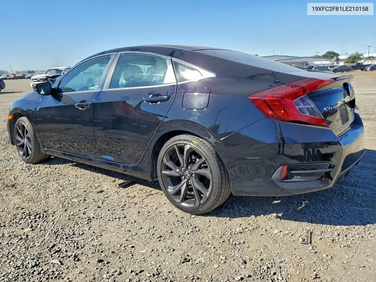 19XFC2F81LE210158 2020 Honda Civic Sport