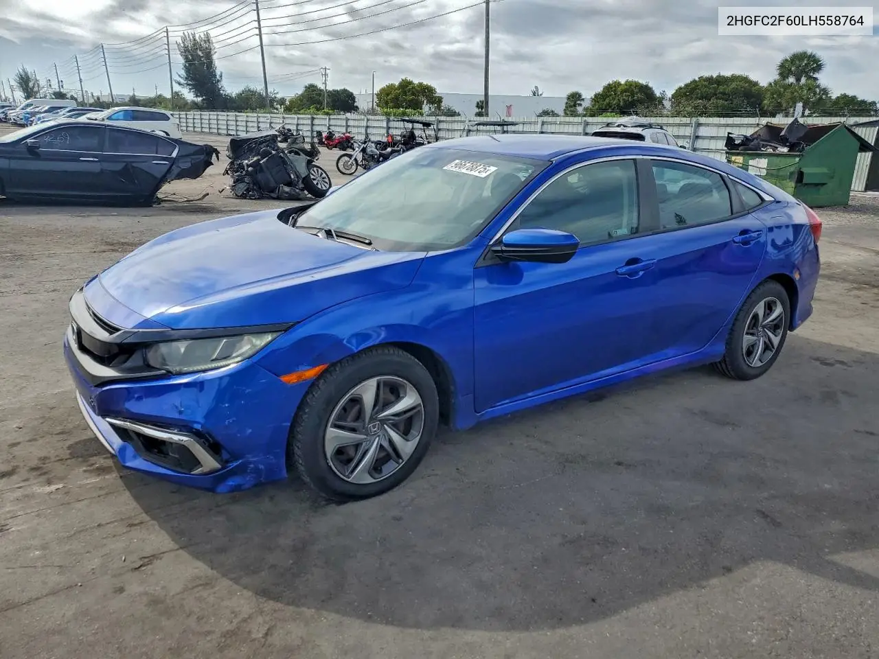 2HGFC2F60LH558764 2020 Honda Civic Lx