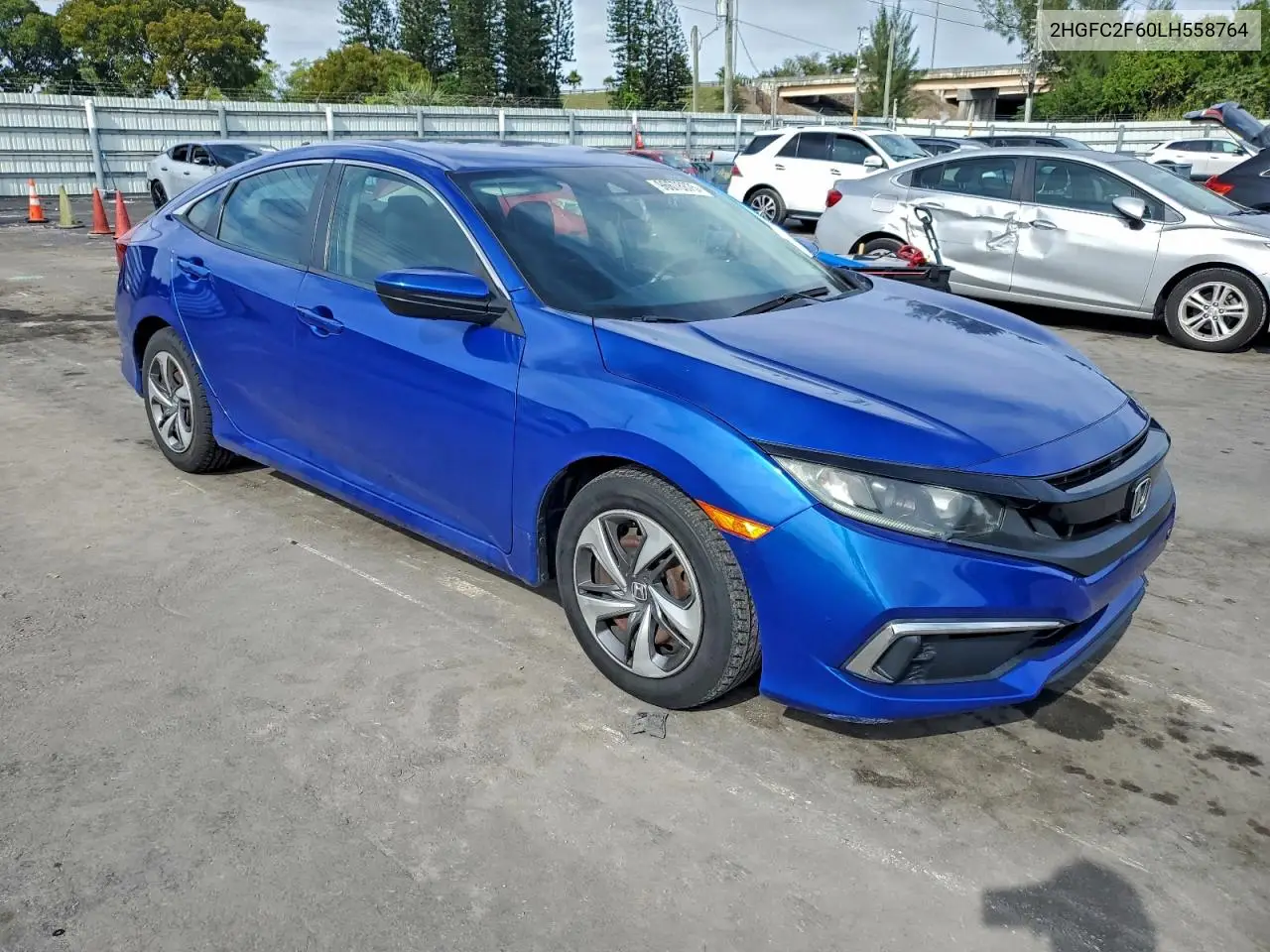 2HGFC2F60LH558764 2020 Honda Civic Lx