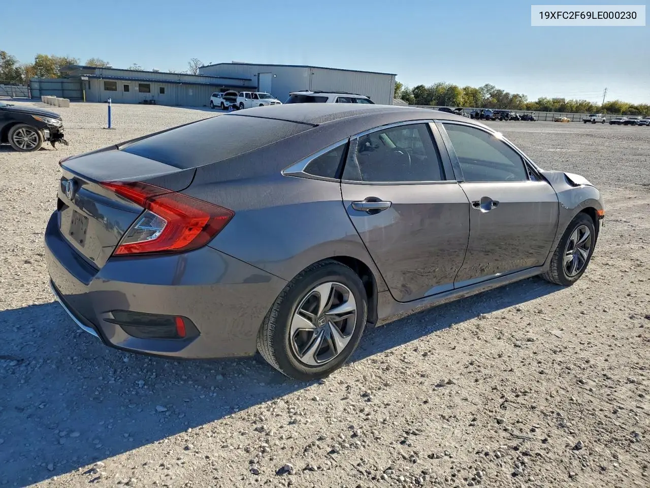 19XFC2F69LE000230 2020 Honda Civic Lx