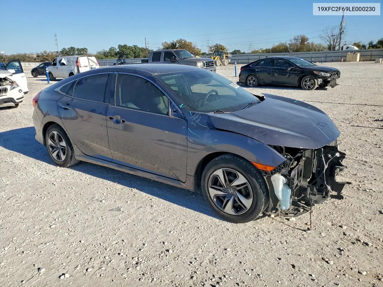 19XFC2F69LE000230 2020 Honda Civic Lx