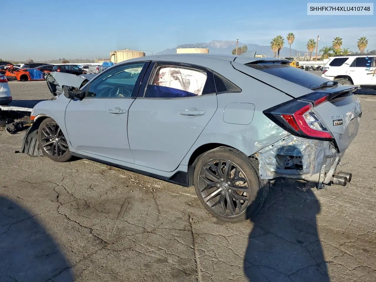 SHHFK7H4XLU410748 2020 Honda Civic Sport