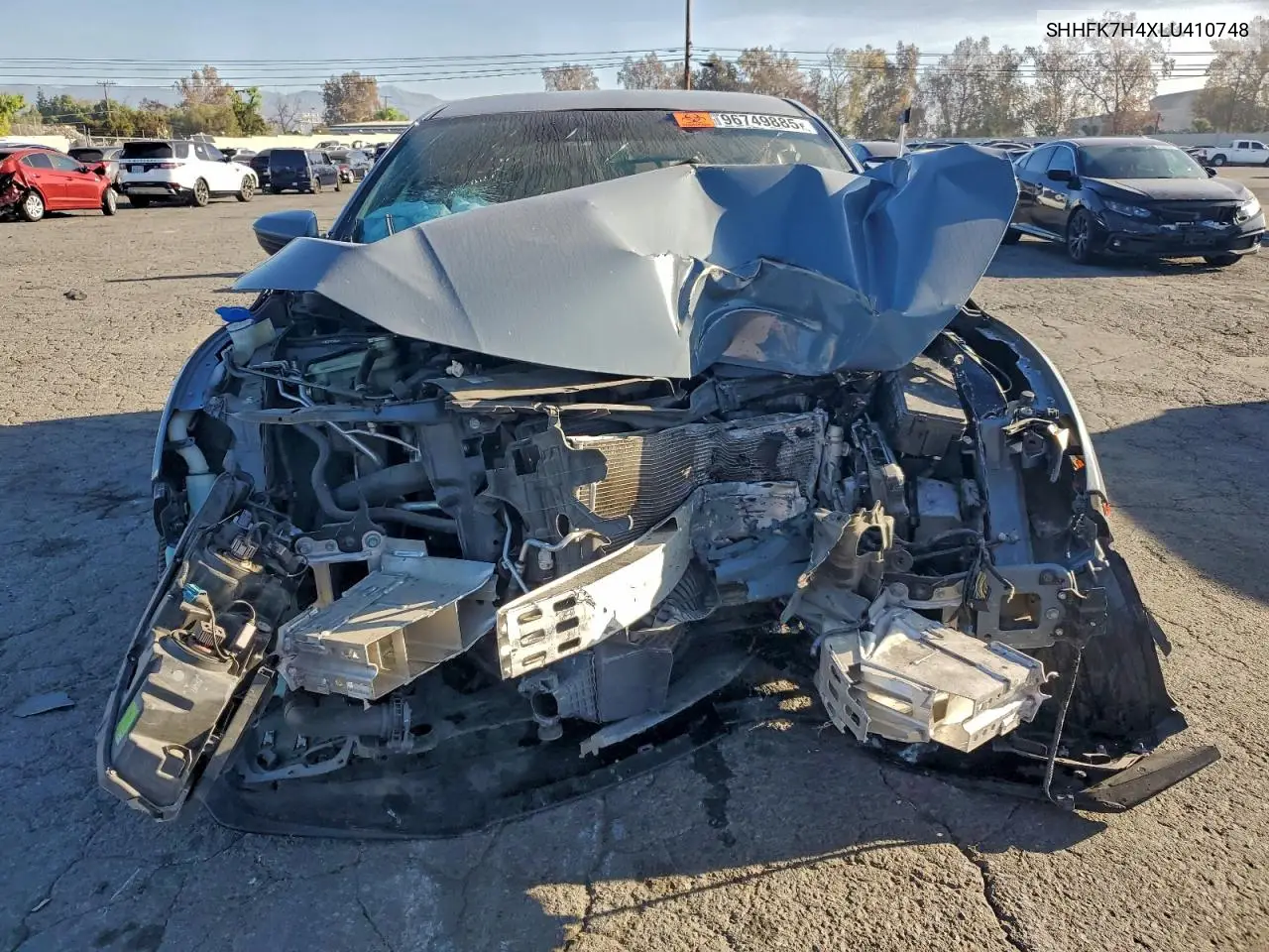 SHHFK7H4XLU410748 2020 Honda Civic Sport