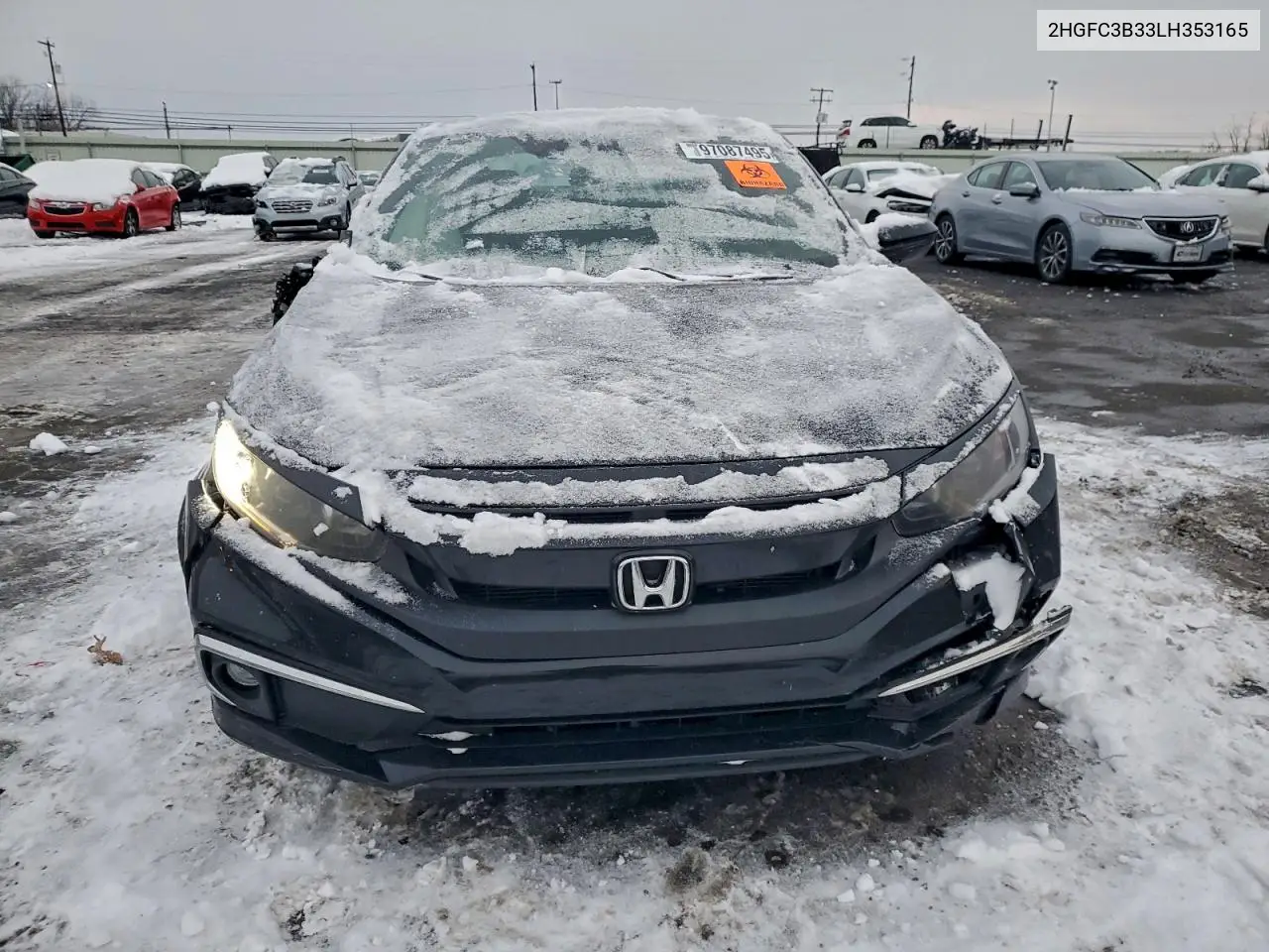 2HGFC3B33LH353165 2020 Honda Civic Ex