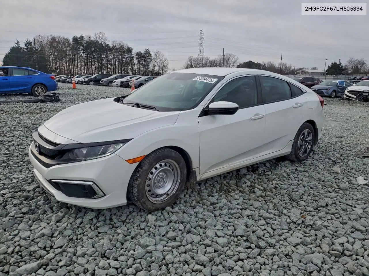 2HGFC2F67LH505334 2020 Honda Civic Lx