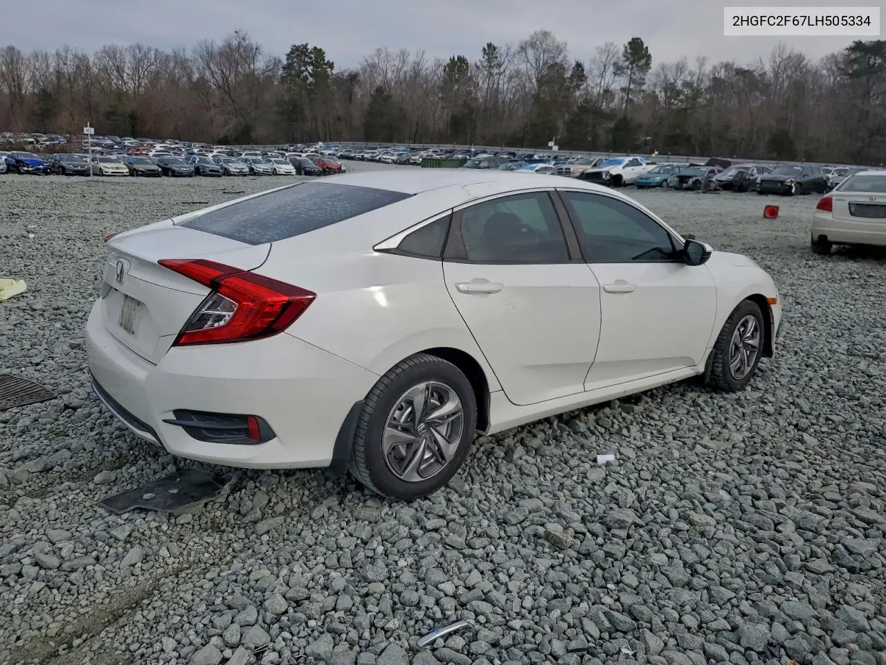 2HGFC2F67LH505334 2020 Honda Civic Lx