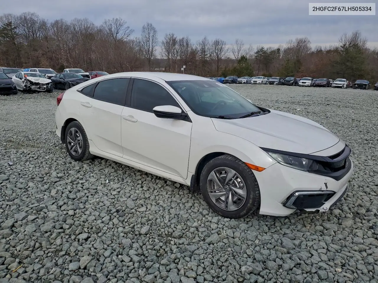 2HGFC2F67LH505334 2020 Honda Civic Lx