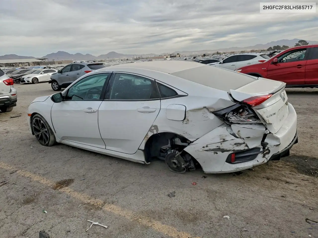 2HGFC2F83LH585717 2020 Honda Civic