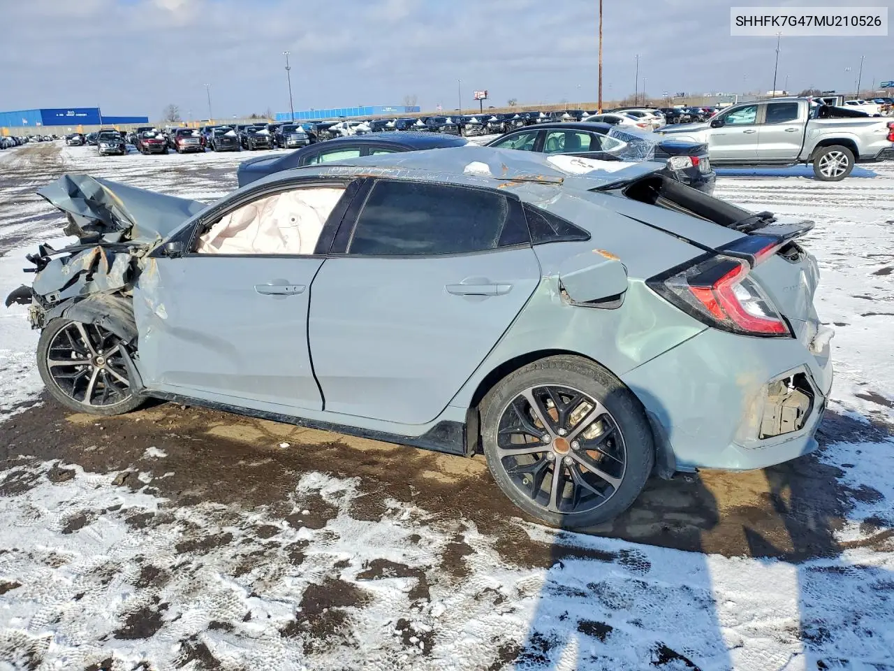 SHHFK7G47MU210526 2021 Honda Civic Sport