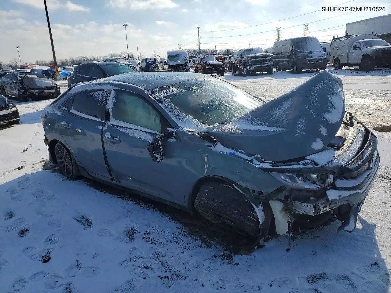 SHHFK7G47MU210526 2021 Honda Civic Sport