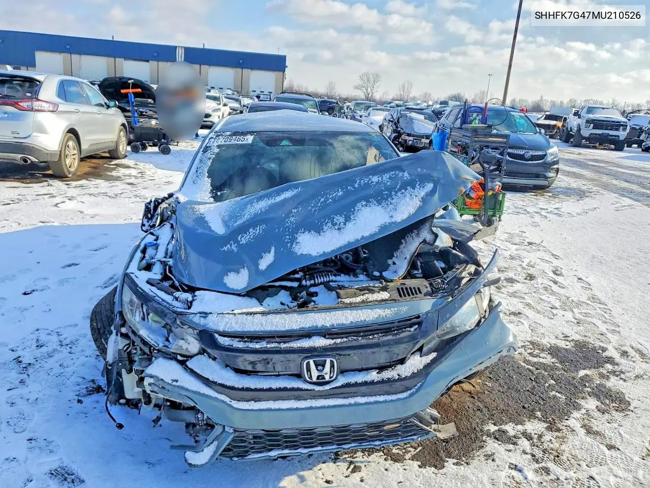 SHHFK7G47MU210526 2021 Honda Civic Sport