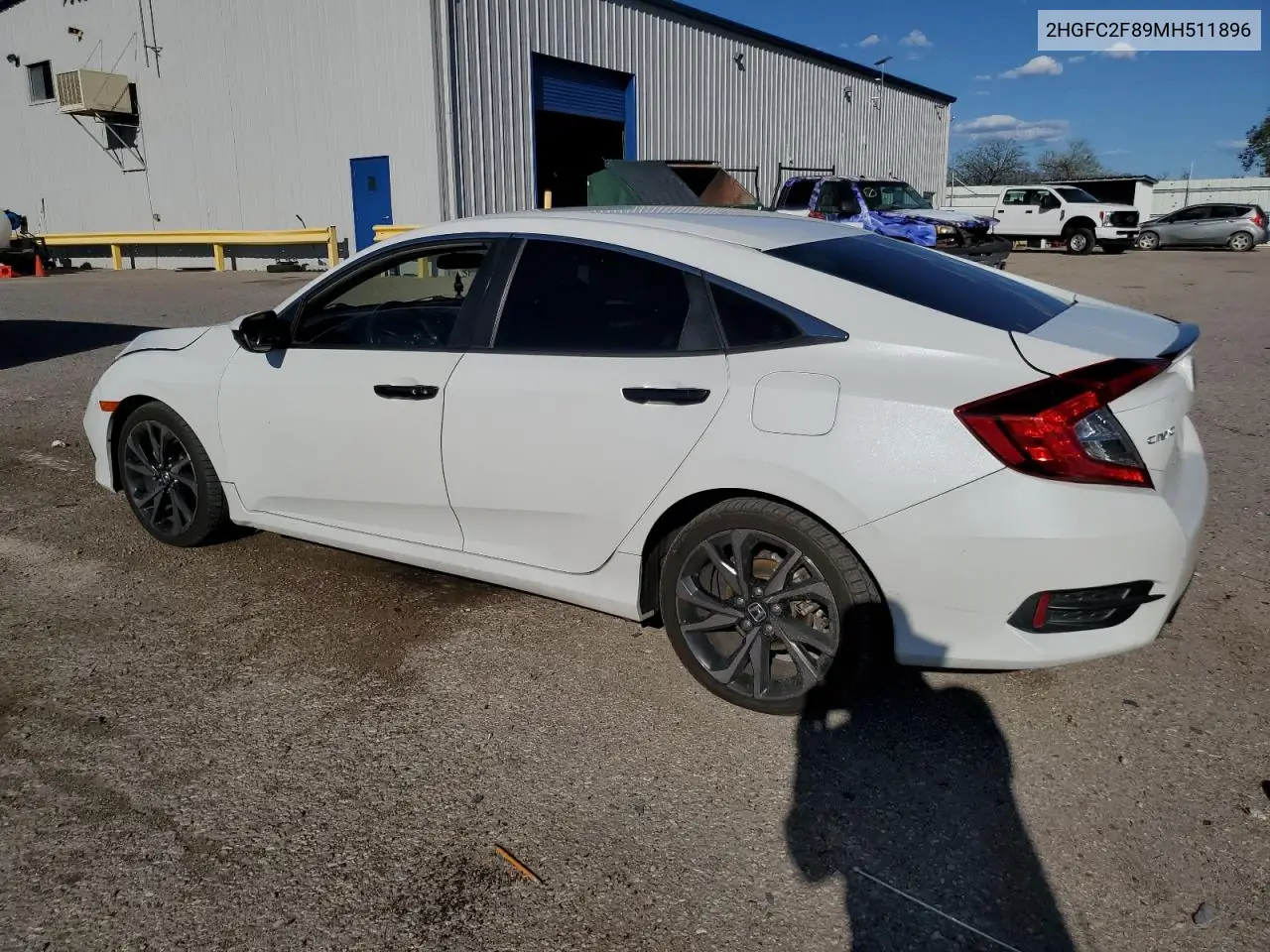 2HGFC2F89MH511896 2021 Honda Civic Sport