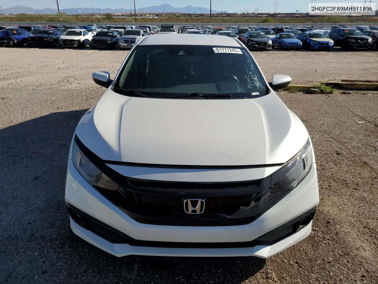 2HGFC2F89MH511896 2021 Honda Civic Sport