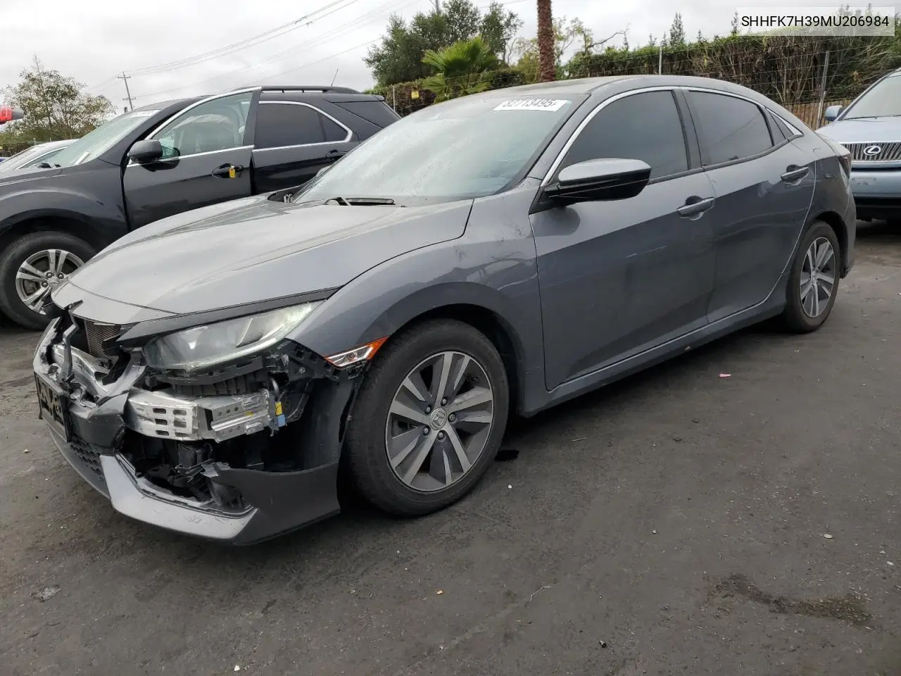 SHHFK7H39MU206984 2021 Honda Civic Lx