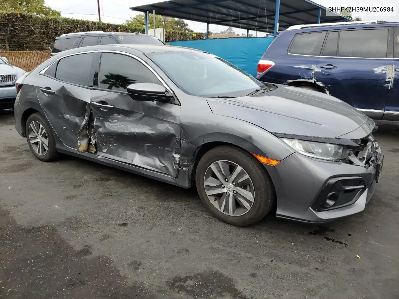 SHHFK7H39MU206984 2021 Honda Civic Lx