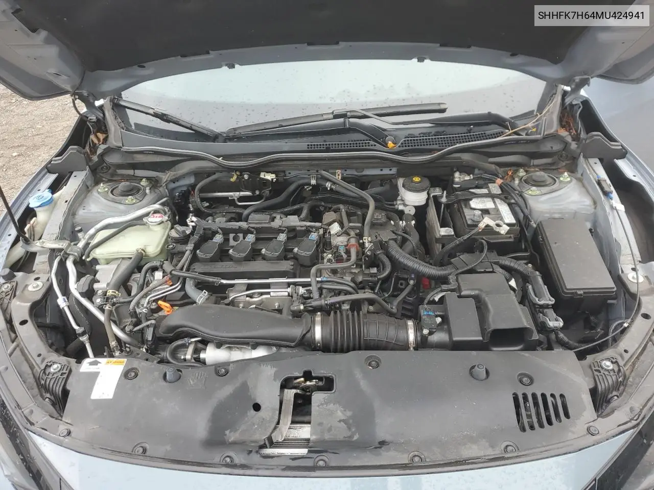 SHHFK7H64MU424941 2021 Honda Civic Ex