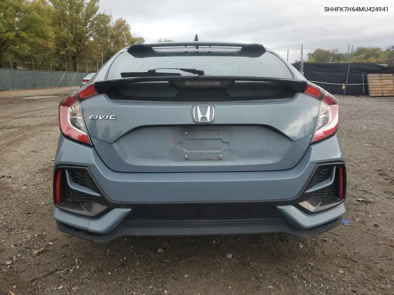 SHHFK7H64MU424941 2021 Honda Civic Ex