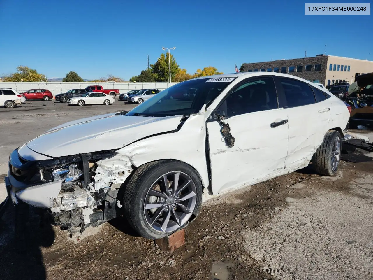19XFC1F34ME000248 2021 Honda Civic Ex