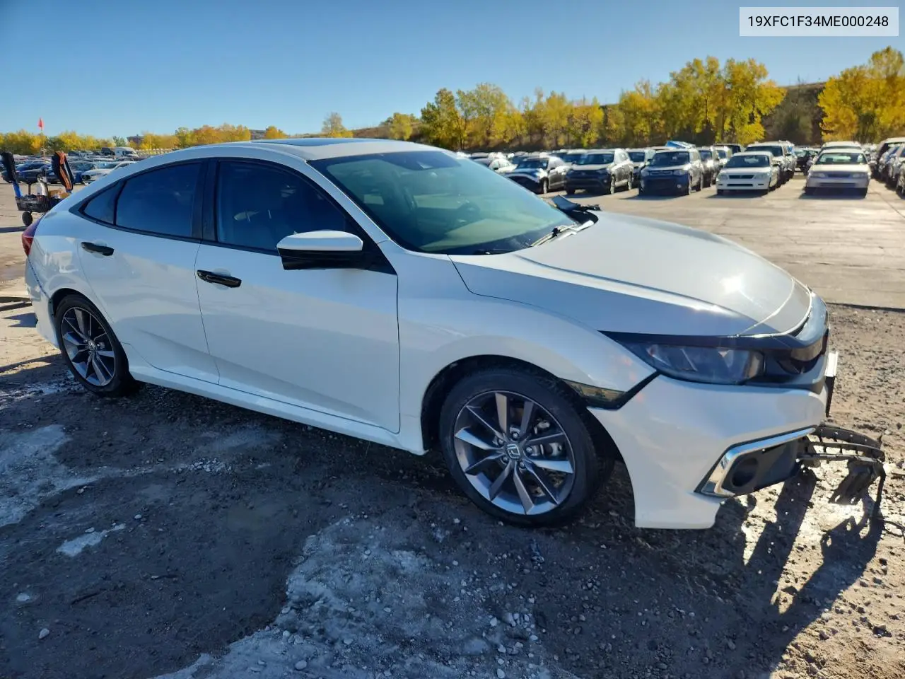 19XFC1F34ME000248 2021 Honda Civic Ex