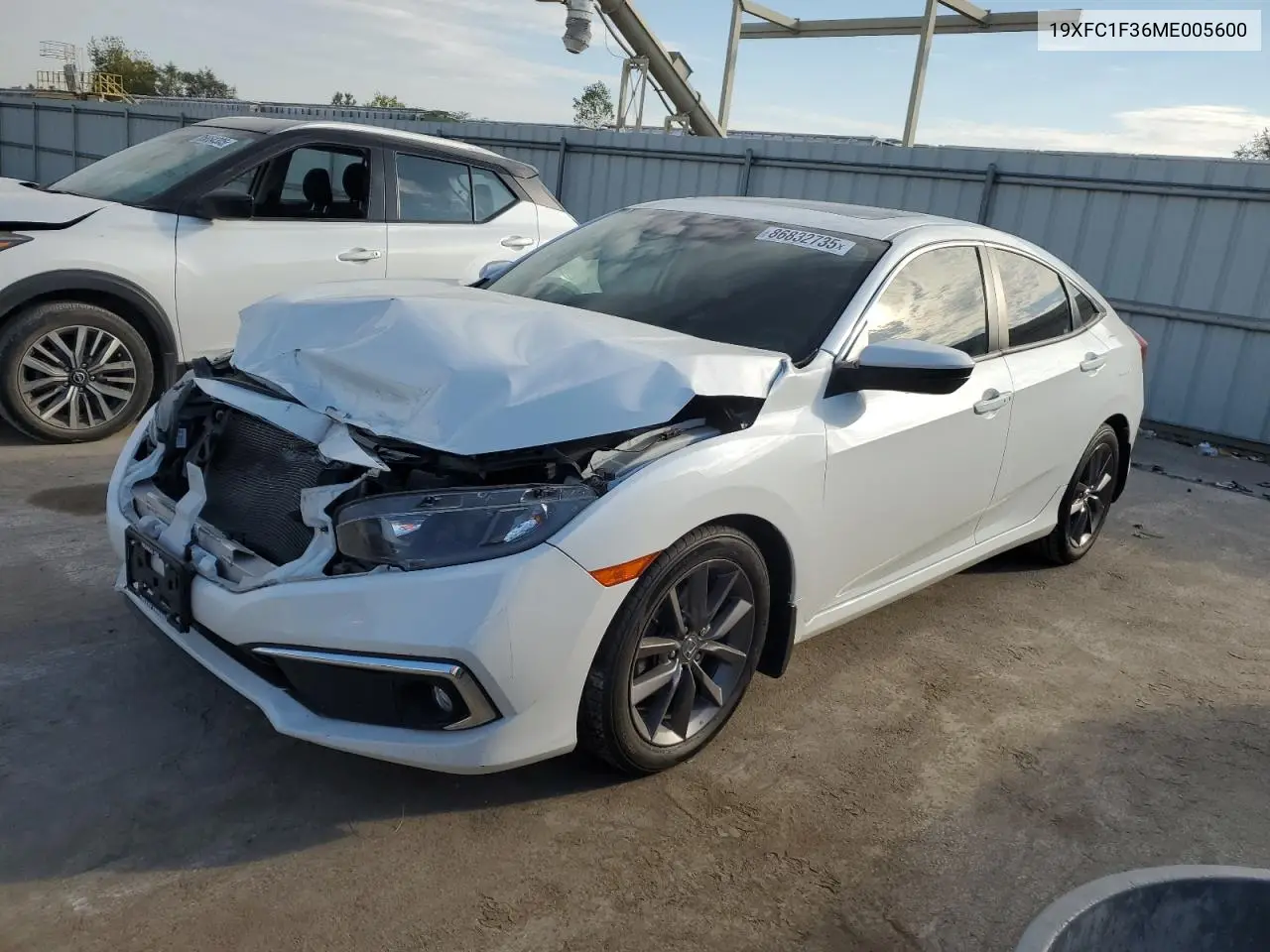 19XFC1F36ME005600 2021 Honda Civic Ex