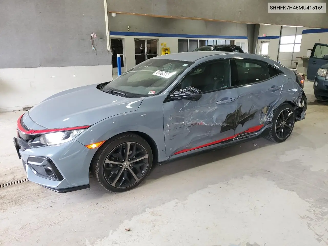 SHHFK7H46MU415169 2021 Honda Civic Sport