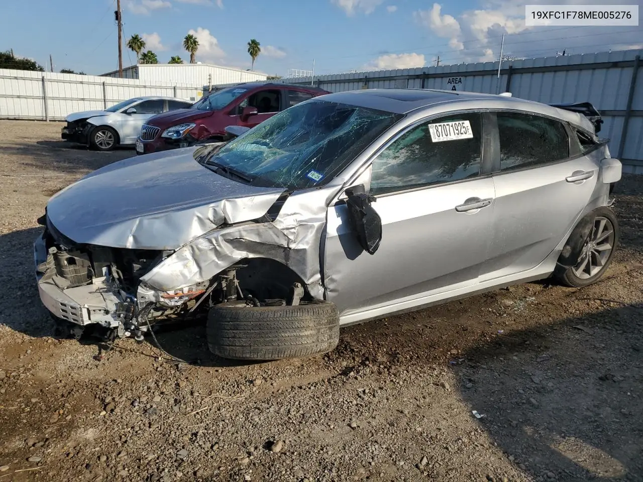 19XFC1F78ME005276 2021 Honda Civic Exl