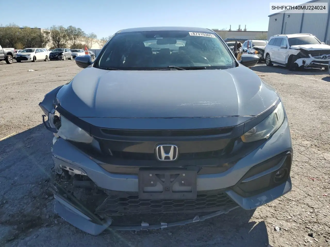 SHHFK7H40MU224024 2021 Honda Civic Sport