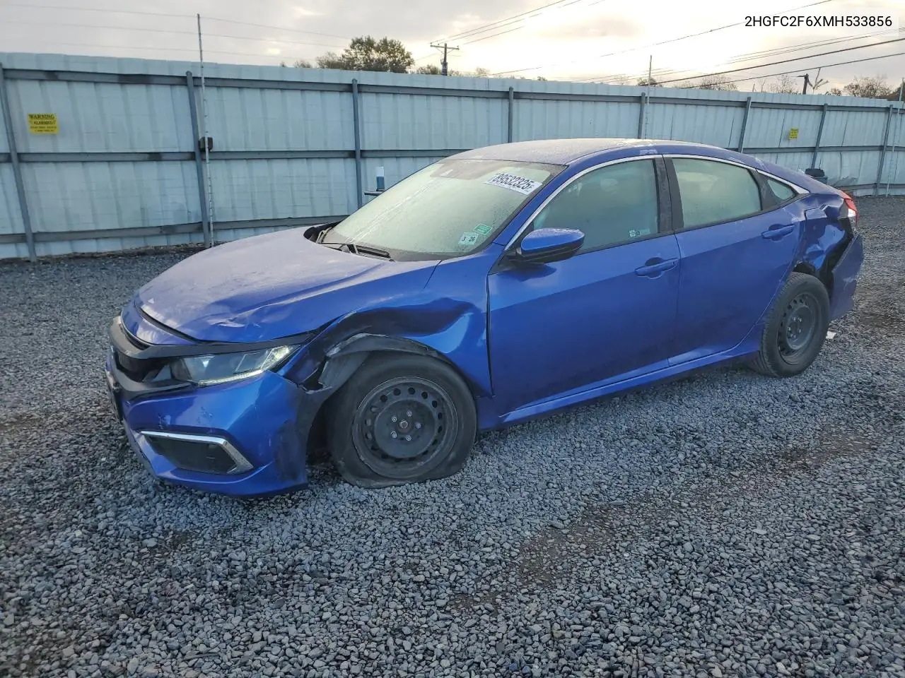 2HGFC2F6XMH533856 2021 Honda Civic Lx