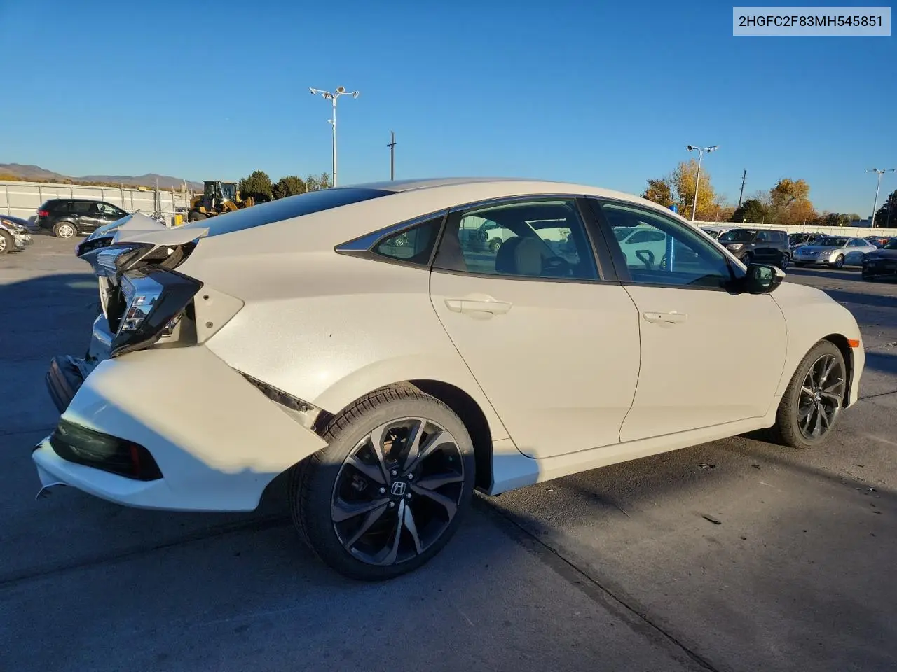2HGFC2F83MH545851 2021 Honda Civic Sport