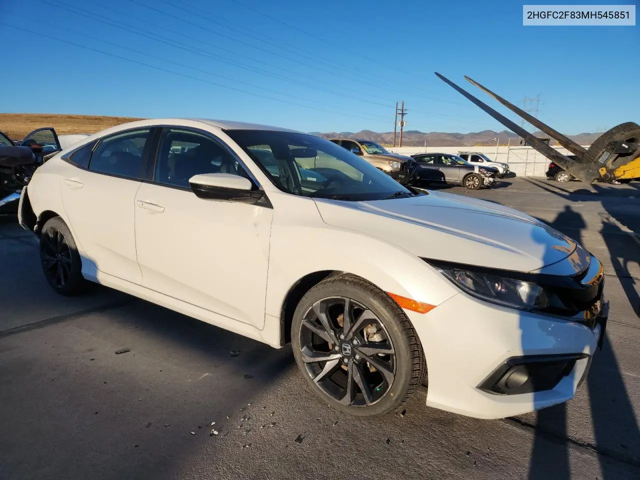 2HGFC2F83MH545851 2021 Honda Civic Sport