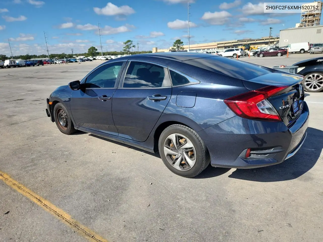 2HGFC2F6XMH520752 2021 Honda Civic Lx