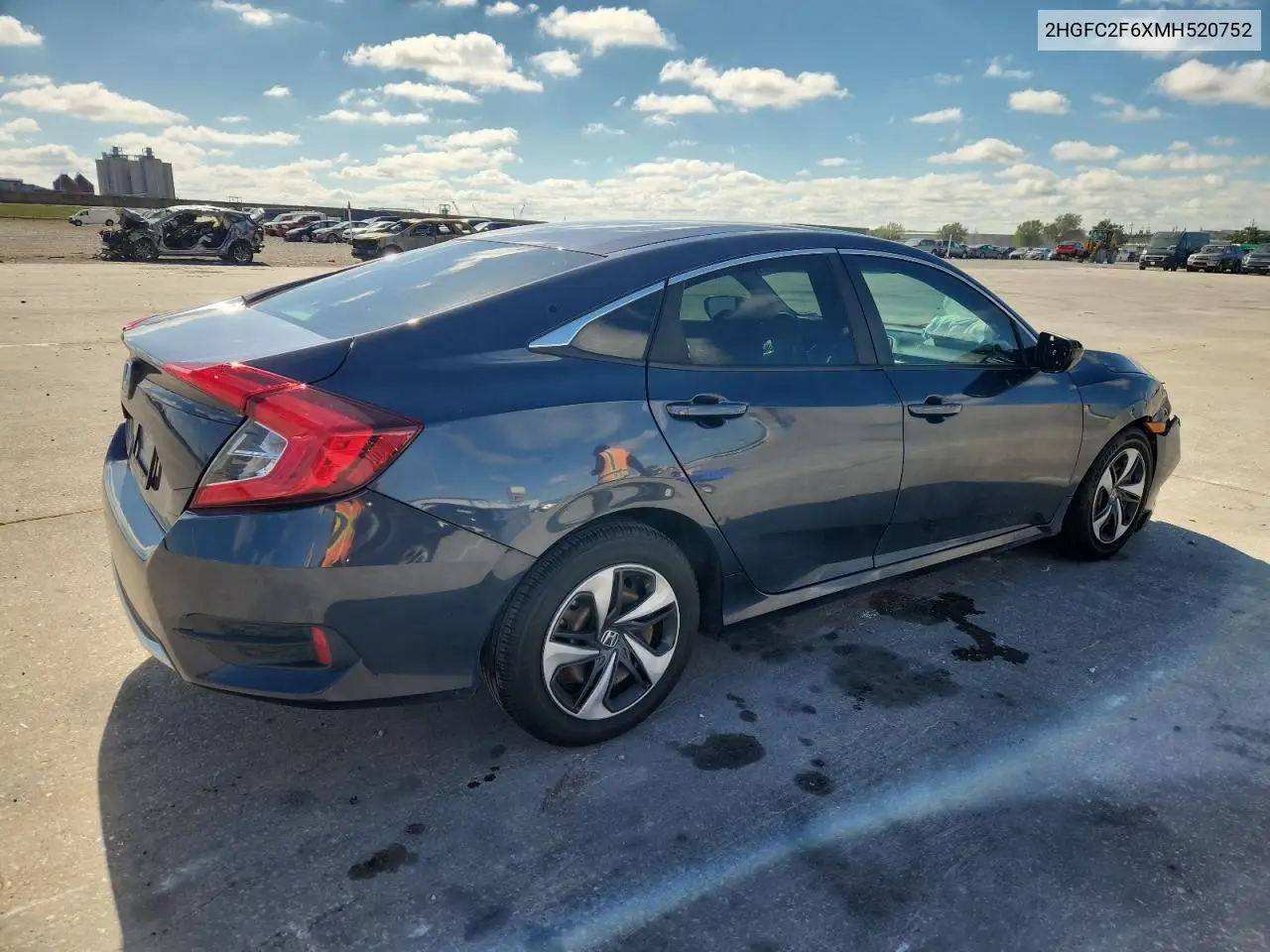 2HGFC2F6XMH520752 2021 Honda Civic Lx