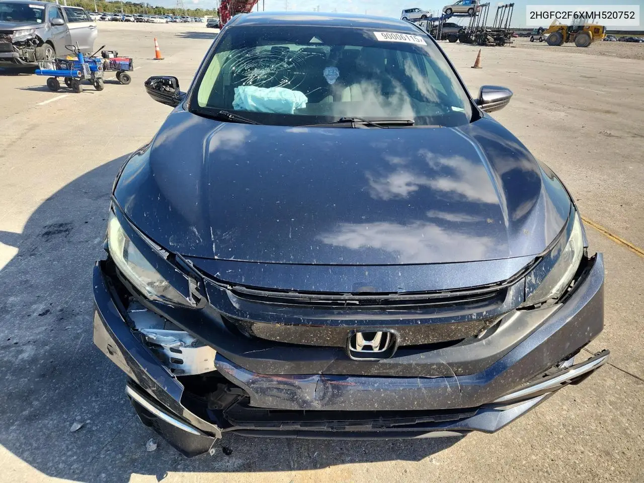 2HGFC2F6XMH520752 2021 Honda Civic Lx