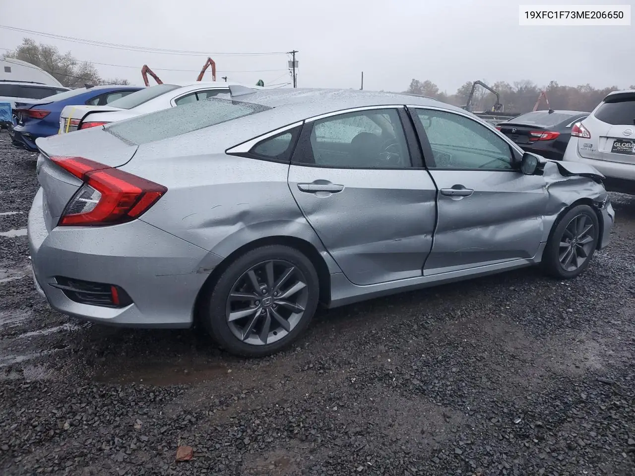 19XFC1F73ME206650 2021 Honda Civic Exl