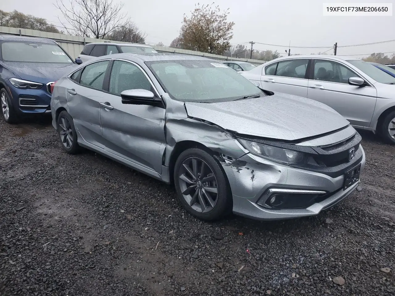 19XFC1F73ME206650 2021 Honda Civic Exl