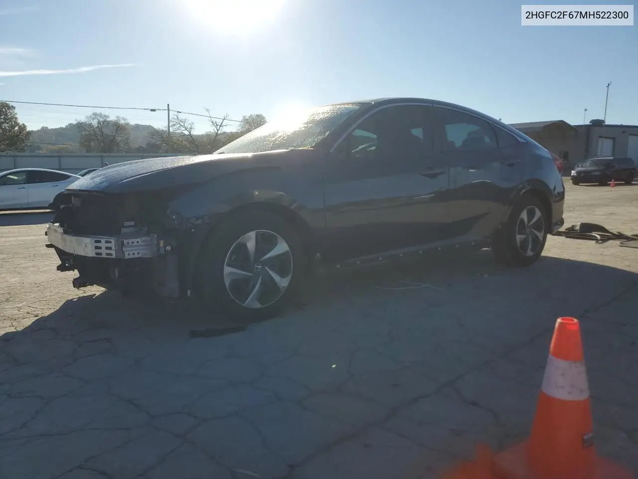2HGFC2F67MH522300 2021 Honda Civic Lx