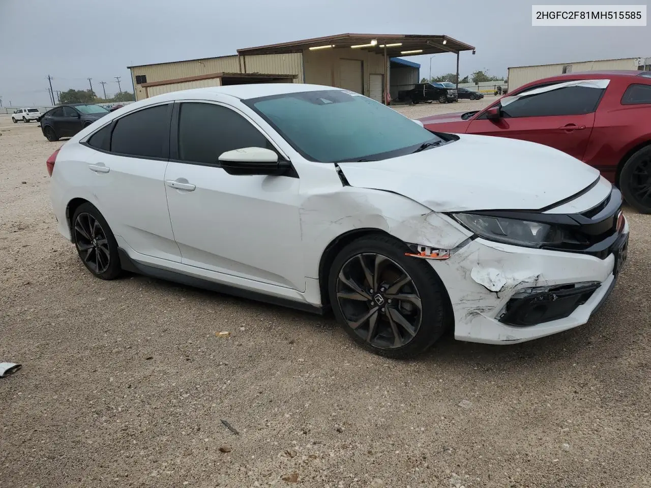 2HGFC2F81MH515585 2021 Honda Civic Sport