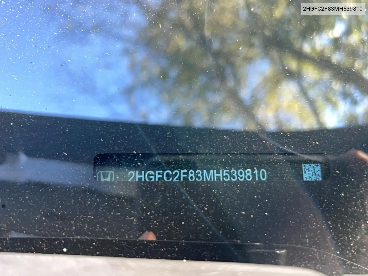 2HGFC2F83MH539810 2021 Honda Civic Sport