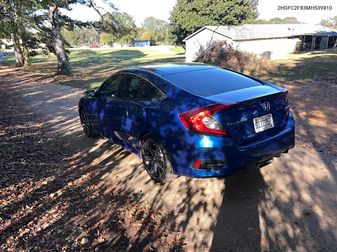 2HGFC2F83MH539810 2021 Honda Civic Sport