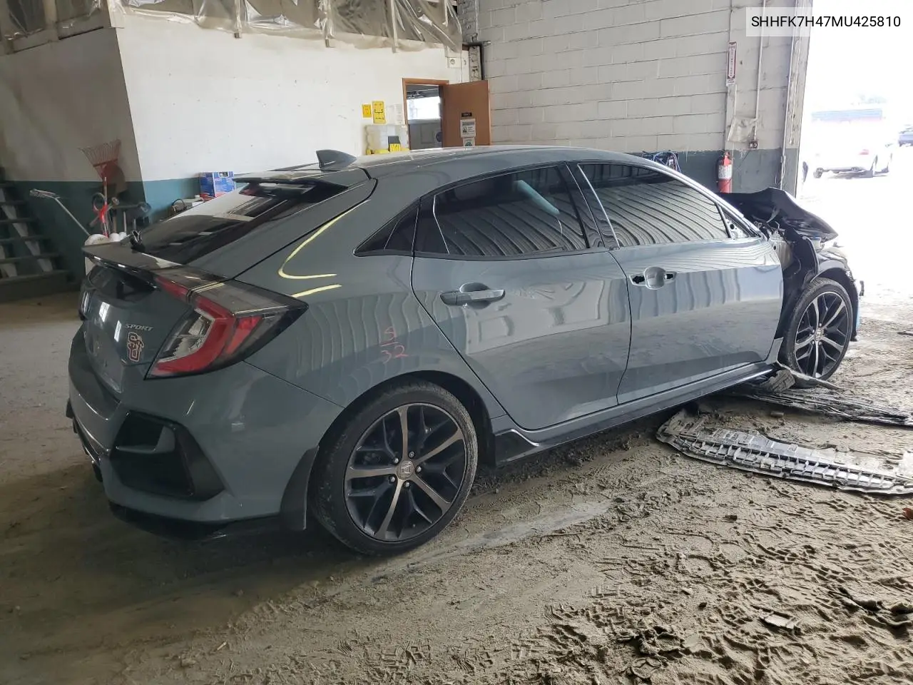 SHHFK7H47MU425810 2021 Honda Civic Sport